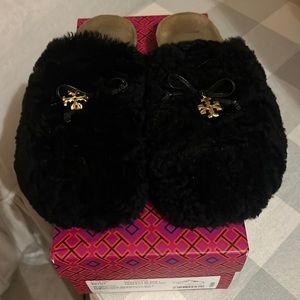 Tory Burch mammoth Mules